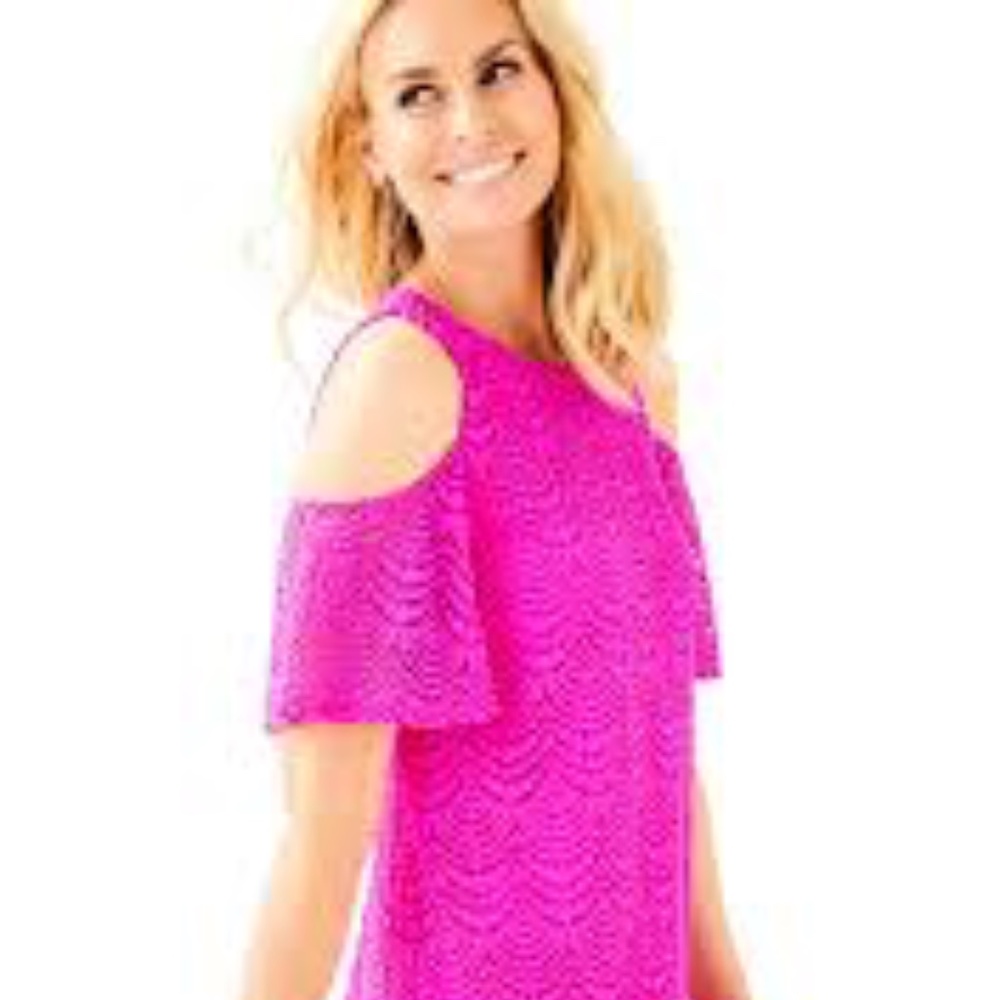 Lilly Pulitzer Sommerset Dress Berry Sangria S NWT!